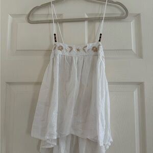 Love Notes White Embroidered Top